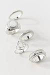 Urban Outfitters Cameron Ring Set In Silver