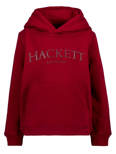 Hackett London Kids Hoodie For Boys In Red