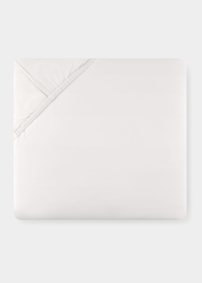 Sferra Celeste California King Fitted Bottom Sheet In Ivory