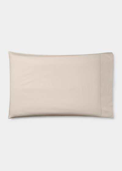 Sferra Celeste Standard Pillowcase, Pair In Mushroom Beige