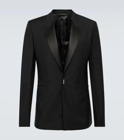Givenchy Wool And Mohair Blend Suit Jacket In Black