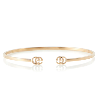 Gucci Gg Running 18kt Gold Cuff Bracelet In Oro Rosa