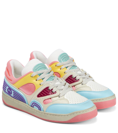 Gucci Basket Low-top Sneakers In Multi