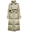 Sacai Double-breasted Padded Cotton-blend Coat In L/khaki