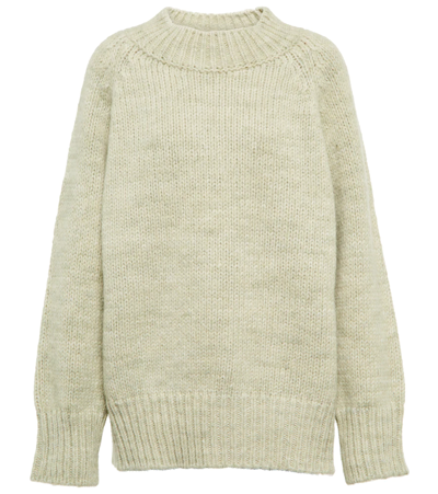 Maison Margiela Pastel Green Alpaca Blend Sweater