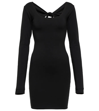 Rotate Birger Christensen Juno Bodycon Minidress In Black