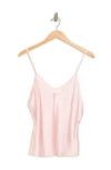 Nordstrom Silk Camisole In Pink Chalk