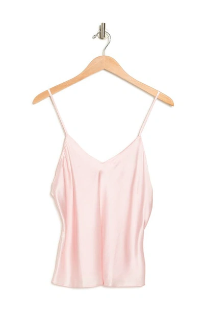 Nordstrom Silk Camisole In Pink Chalk