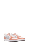 Nike Court Borough Low 2 Se Little Kids' Shoes In White/ Aura/ Light Root/ Stone