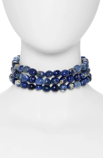 Cult Gaia Women's Nora Sodalite Necklace In Blue