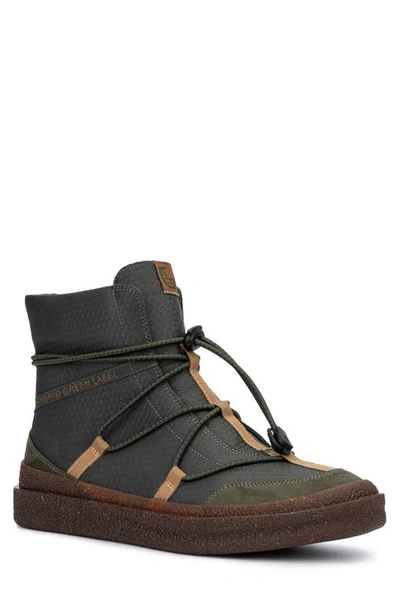 Hybrid Green Label Men's Shift High Top Sneakers Men's Shoes In Olive