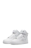 Nike Women's Air Force 1 High Shoes In White/ White/ White/ White