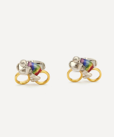 Paul Smith Mens Cyclist Cufflinks In Multi