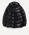 Moncler Mainline Clair Hooded Down Jacket In Black