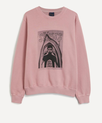 Nudie Jeans Lasse Issue 2 Sweatshirt In Paper Pink
