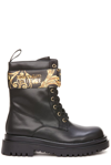 VERSACE JEANS COUTURE VERSACE JEANS COUTURE BAROQUE PRINTED ANKLE BOOTS