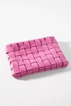 Anthropologie,by Anthropologie By Anthropologie Lindy Woven Clutch In Pink
