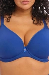 Elomi Bijou Full Figure Underwire Plunge Bra In Lapis