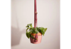 Coach Remade Hanging Plant Pot Holder In Pink/multi
