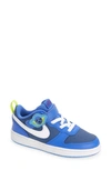 Nike Court Borough Low 2 Lil Fruits Little Kids' Shoes In Mystic Navy/medium Blue/university Blue/white