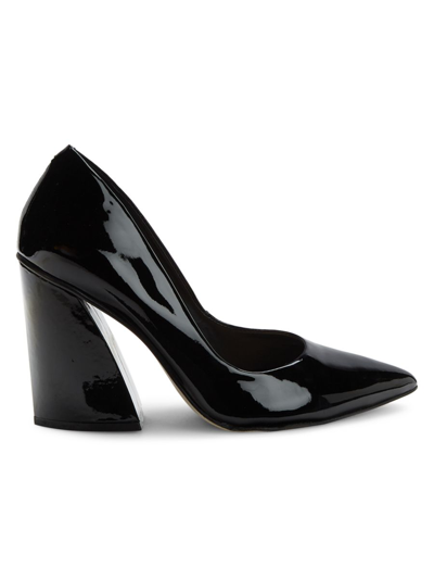 Saks Fifth Avenue Women's Patent Leather Pumps In Black