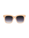 AQS WOMEN'S 47MM SQUARE SUNGLASSES