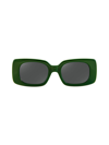 Aqs Unisex Cassie 52mm Polarized Sunglasses In Green