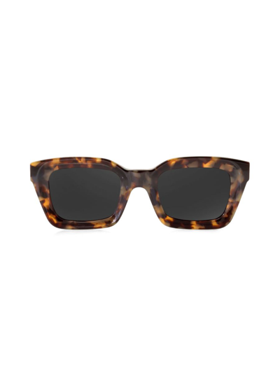 Aqs Women's 47mm Square Sunglasses In Brown