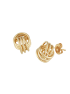 SAKS FIFTH AVENUE WOMEN'S 14K YELLOW GOLD COIL KNOT EARRINGS