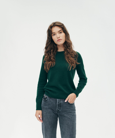 Naadam The Essential $75 Cashmere Sweater In Dark Green