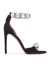 Ala?a La Bombe 110 Sandals In Noir