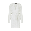 Rotate Birger Christensen White Samantha Sequin Wrap Dress In White