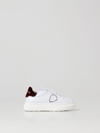 Philippe Model Junior Trainers In Leather In White 1