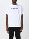 Burberry Oversized T-shirt That Sports The House Logo On The Front In White