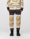 Moschino Cotton Pants In Ivory