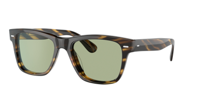 Oliver Peoples Man Sunglass Ov5393sf Oliver Sun In Green Wash