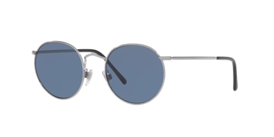 Sunglass Hut Collection Unisex Sunglasses Hu1009 0hu1009 In Solid Blue Polar