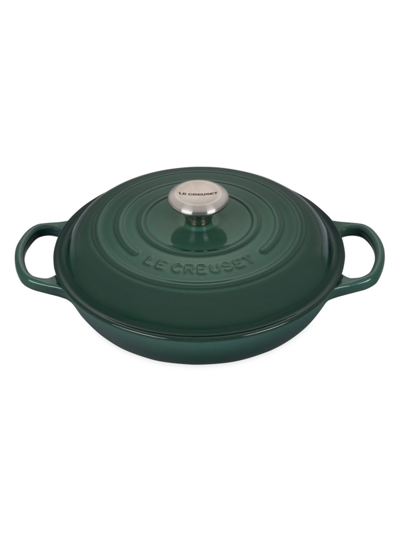 Le Creuset Signature Braiser With Ss Knob In Artichaut