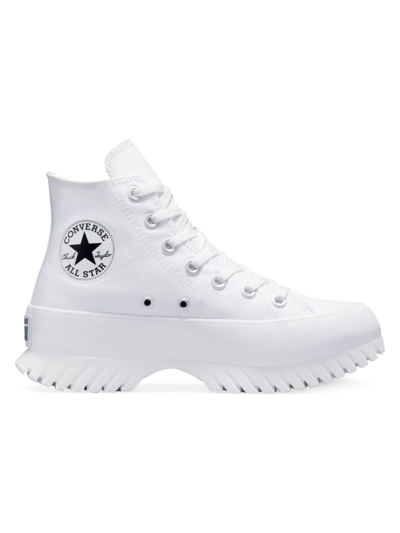 Converse Chuck Taylor All Star Lugged 2.0 Sneakers In White Egret Black