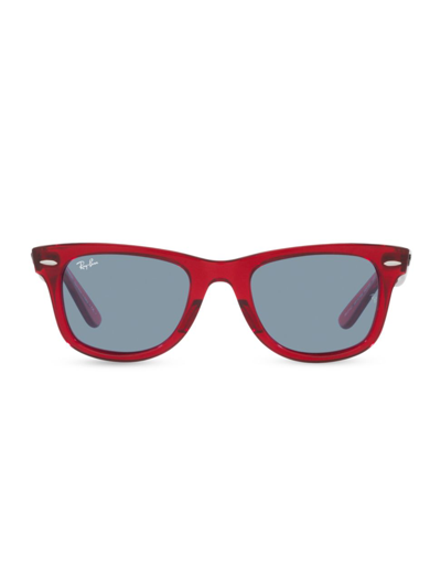 Ray Ban Rb2140 41.2mm Wayfarer Sunglasses In Blue