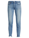 Moussy Vintage Diana Cropped Skinny Jeans In Light Blue