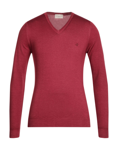 BROOKSFIELD BROOKSFIELD MAN SWEATER BRICK SIZE 42 VIRGIN WOOL