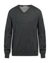 Vneck Sweaters In Grey