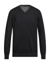 FERRANTE FERRANTE MAN SWEATER STEEL GREY SIZE 44 MERINO WOOL