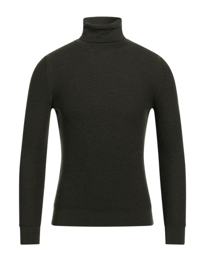 +39 Masq Turtlenecks In Military Green