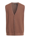 Alpha Studio Cardigans In Brown