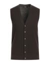 Alpha Studio Cardigans In Dark Brown