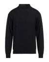 Vneck Turtlenecks In Dark Blue