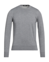 Alpha Studio Sweaters In Grey