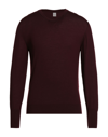 Eleventy Sweaters In Maroon